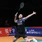 Tunggal putri Indonesia Gregoria Mariska Tunjung menyingkirkan Nozomi Okuhara pada babak 32 besar Japan Masters 2023. Ia menang dengan skor identik 21-19 dan 21-19 di Kumamoto Prefectural Gymnasium, Rabu, 15 November. (foto: PBSI)