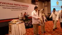 Partai Gerindra menggelar syukuran (Liputan6.com/ Ahmad Romadoni)