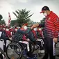 Anies Baswedan melepas kontingen DKI Jakarta untuk mengikuti ajang Pekan Paralimpik Nasional (Peparnas) ke-16 di Papua. (Foto: Instagram Aaniesbaswedan)