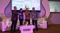 Peluncuran Rekening Hape Bank Mandiri (Denny Mahardy/ Liputan6.com)