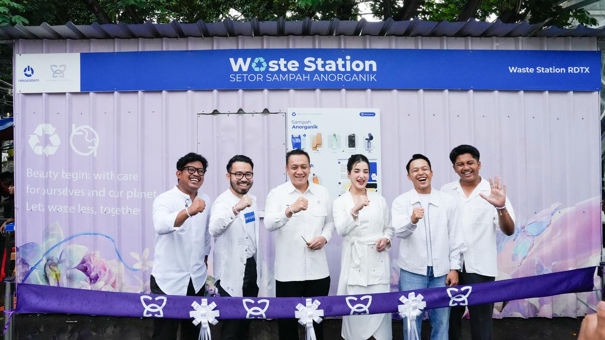 Sumbang Sampah di Dunia, MOP Beauty Bikin Waste Station Sebagai Solusinya