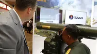 SAAB dalam Indo Defence Expo & Forum di JI-Expo Kemayoran, 7-10 November 2018 (sumber: SAAB Indonesia)