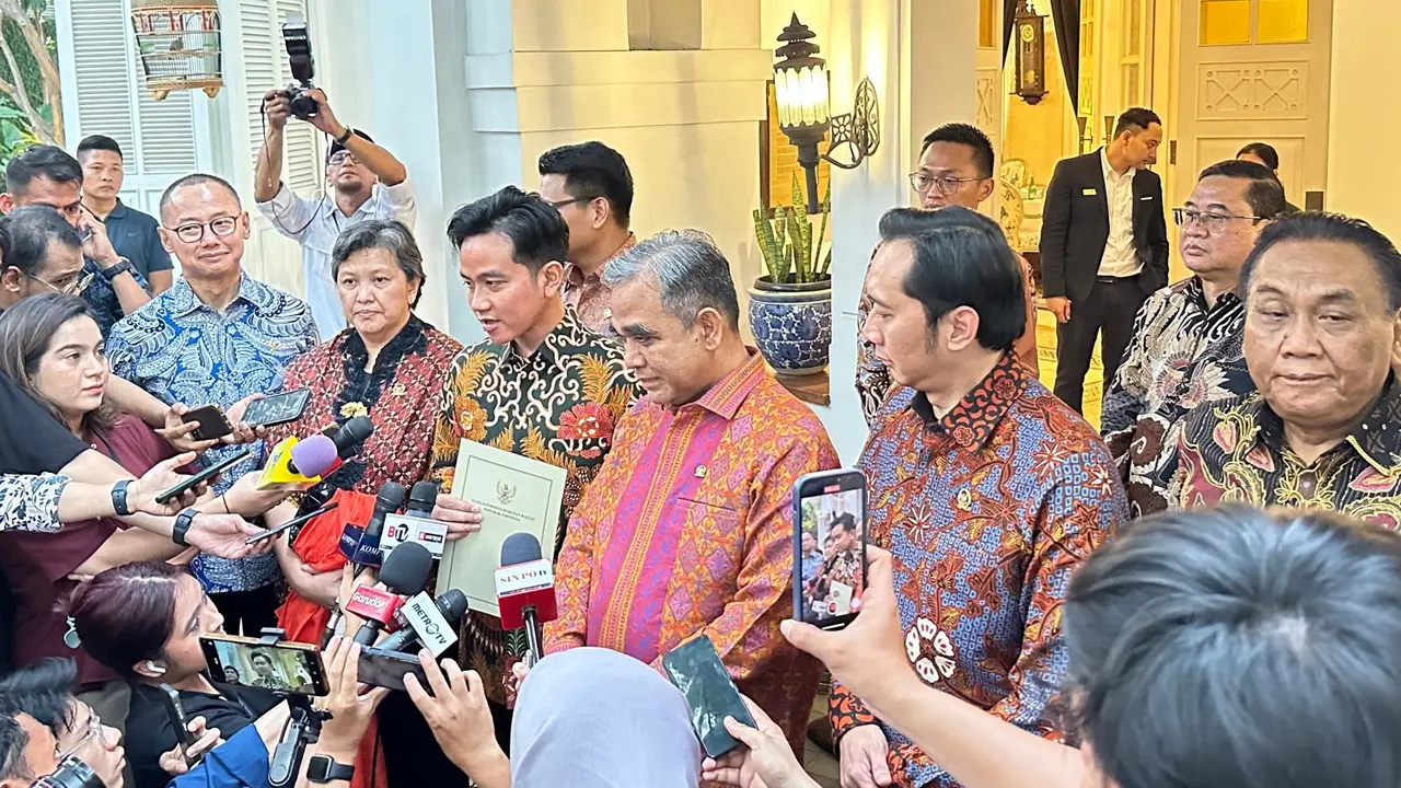 Pimpinan MPR Bertemu Wapres Terpilih Gibran Rakabuming Raka