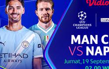Nonton Champions League Man City vs Napoli: Hanya di Vidio