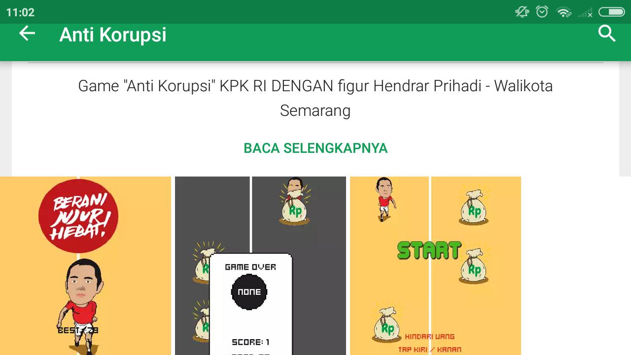 Hari Anti Korupsi, Wali Kota Semarang Ajak Jujur Dan Main Game