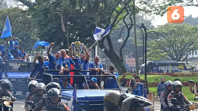 Konvoi juara Persib Bandung