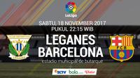 La Liga Leganes vs Barcelona (Bola.com/Adreanus Titus)