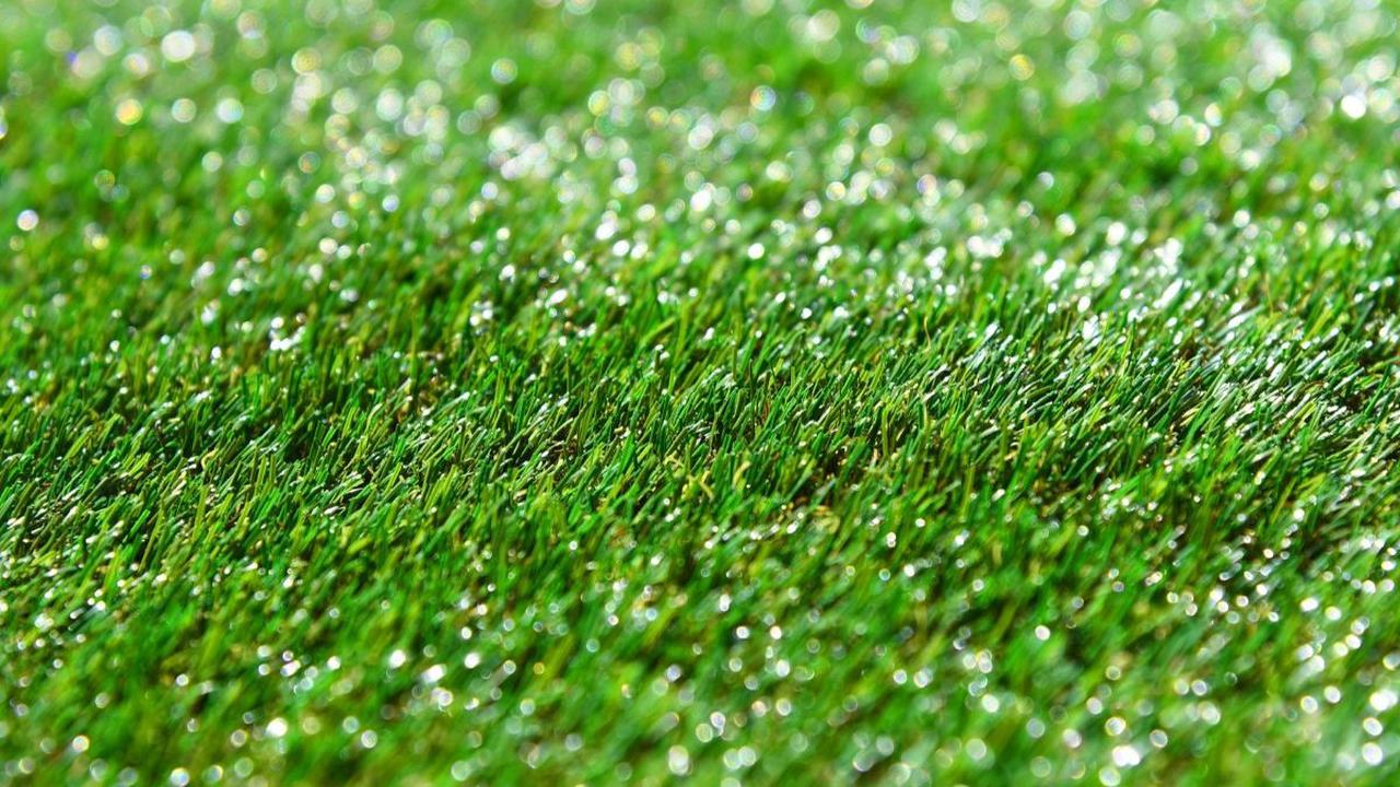 Taman dengan Rumput Sintetis
