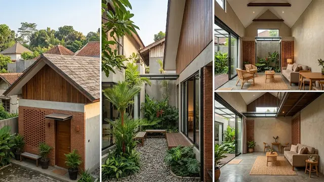 Desain Rumah Kecil dengan Pencahayaan Alami Maksimal
