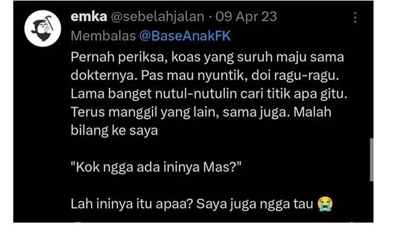 10 Curhatan Netizen saat Diperiksa Dokter Koas Ini Bikin Geleng Kepala