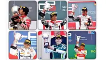 Rio Haryanto saat berhasil naik podium dan meraih juara di beberapa event balap yang diikuti.
