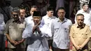 Ketua Umum Partai Gerindra Prabowo Subianto memberikan pidato saat meresmikan Kantor Badan Pemenangan Presiden Partai Gerindra di Jalan Letjen S Parman, Jakarta, Sabtu (7/1/2023). Prabowo berpesan kepada para kader untuk bekerja keras menghadapi Pemilihan Umum (Pemilu) 2024 yang akan digelar pada 14 Februari 2024 atau tinggal satu tahun lagi. (Liputan6.com/Faizal Fanani)