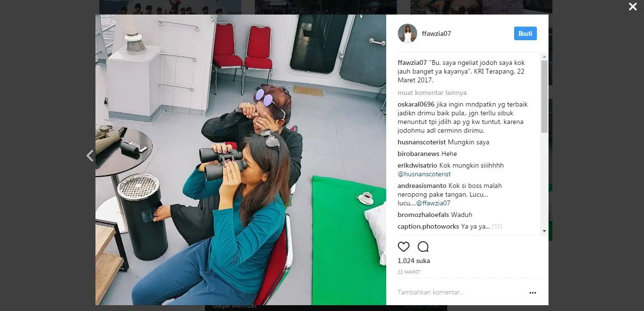 Fika Fawzia | Sumber Foto: Instagram/@ffawzia07