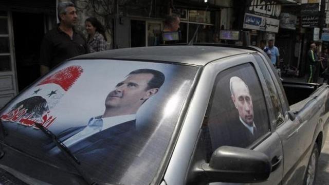 Presiden Rusia dan Presiden Suriah