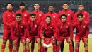 <p>Starting IX Timnas Indonesia U-19 saat laga semifinal Piala AFF U-19 2024 melawan Malaysia di Stadion Gelora Bung Tomo, Surabaya, Sabtu (27/07/2024). (Dok. PSSI)</p>