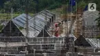 Pembangunan perumahan bersubsidi di Ciseeng, Kabupaten Bogor, Jawa Barat, Rabu (16/2/2022). PT BTN (Persero) TBK terus berupaya memenuhi kebutuhan hunian layak terutama bagi masyarakat berpenghasilan rendah guna mempercepat sektor perumahan mendukung ekonomi berkelanjutan. (Liputan6.com/Johan Tallo)