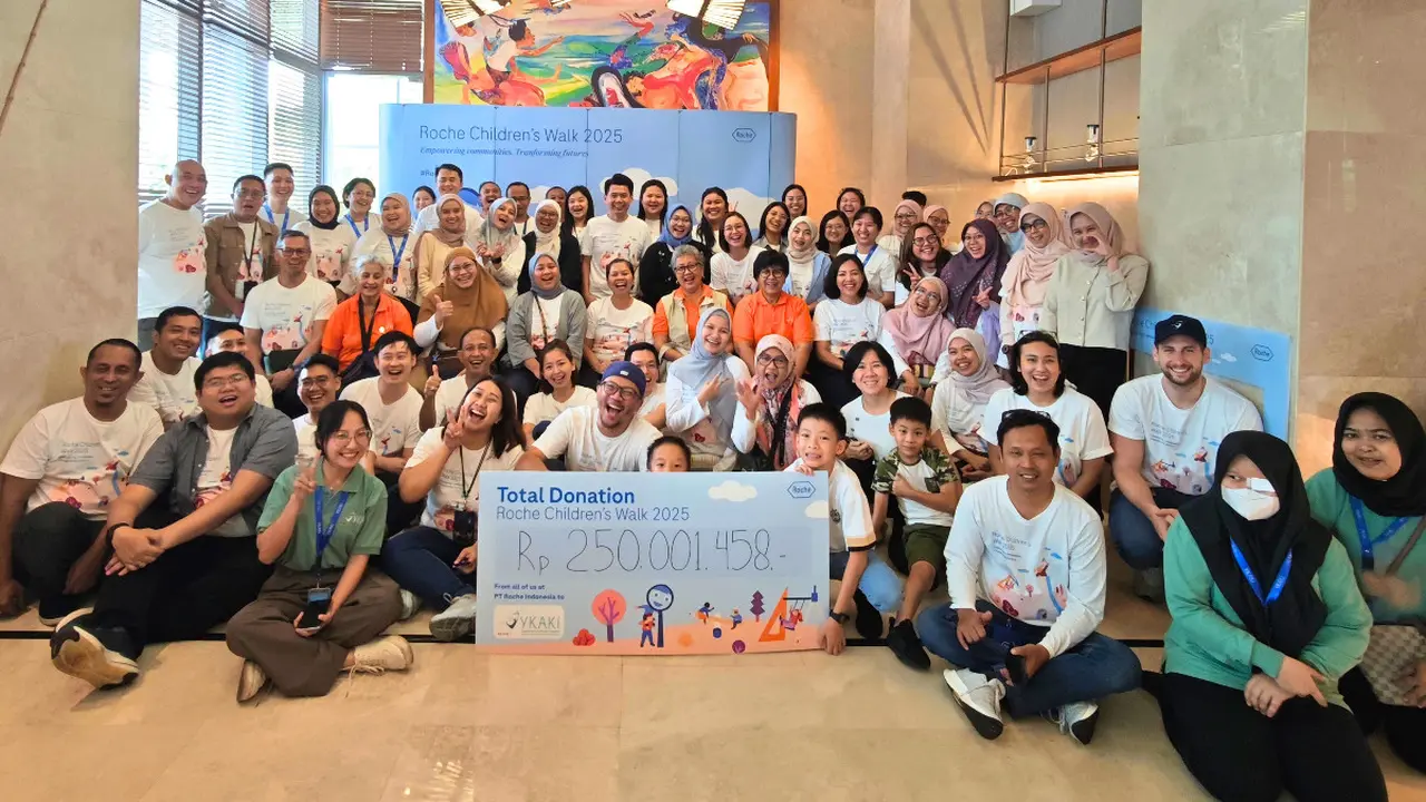 Roche Children’s Walk 2025, Langkah Kecil untuk Masa Depan Anak Penderita Kanker