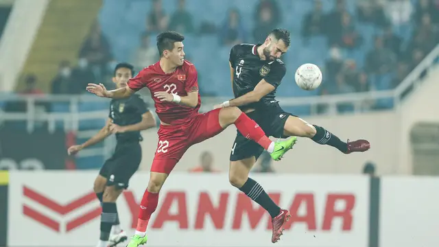 Vietnam Vs Timnas Indonesia dalam babak semifinal Piala AFF 2022 di My Dinh National Stadium, Hanoi.