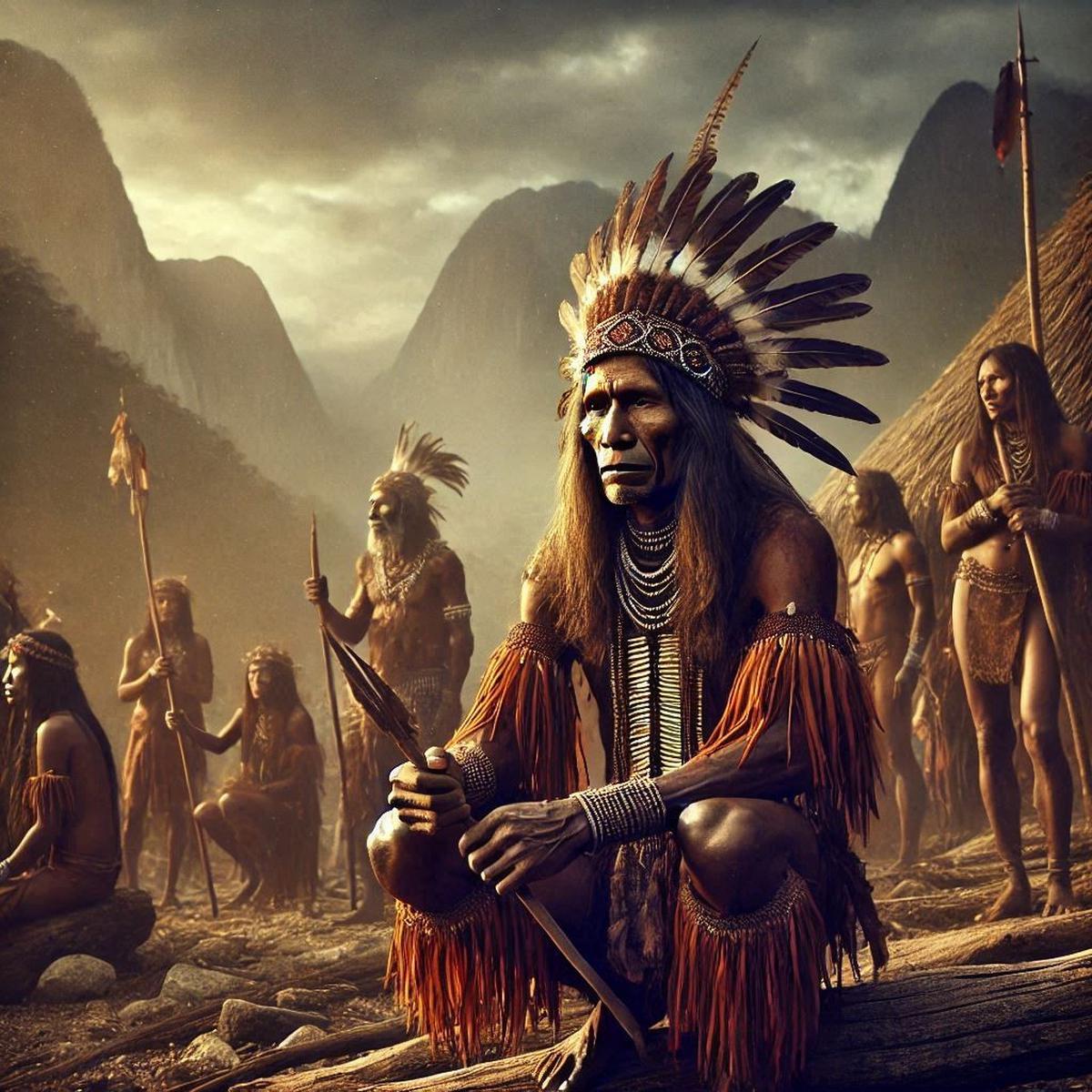 Ilustrasi Suku Indian