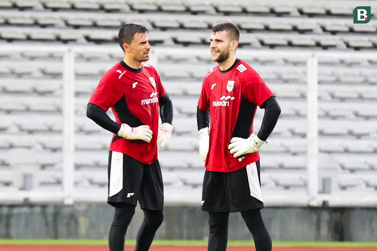 Emil Audero dan Maarten Paes Timnas Indonesia