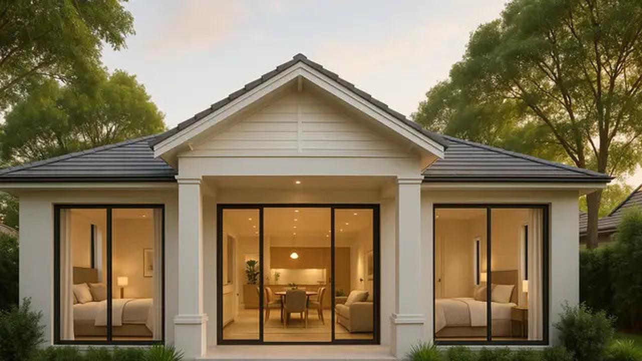 7 Model Rumah Sederhana Berdesain Mewah dengan 3 Kamar Tidur