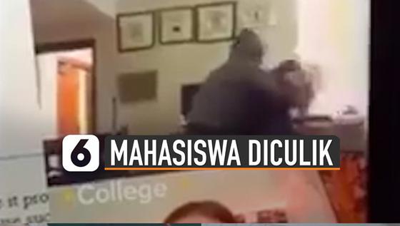 VIDEO: Mahasiswa Diculik Saat Kelas Online