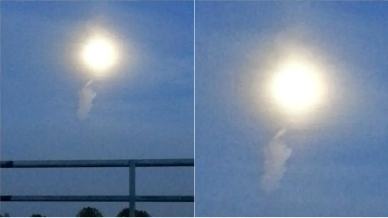 Fenomena 'Tangan Tuhan' di Langit Inggris