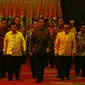 Presiden Jokowi di pembukaan Munaslub Golkar di Bali Nusa Dua Convention Center (BNDCC), Kabupaten Badung, Bali, Sabtu (14/5/2016). (Liputan6.com/Johan Tallo)