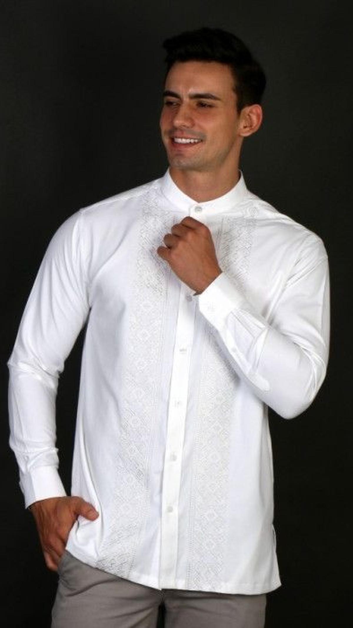 1. Baju Koko Pria Lengan Panjang Exclusive Premium<br>