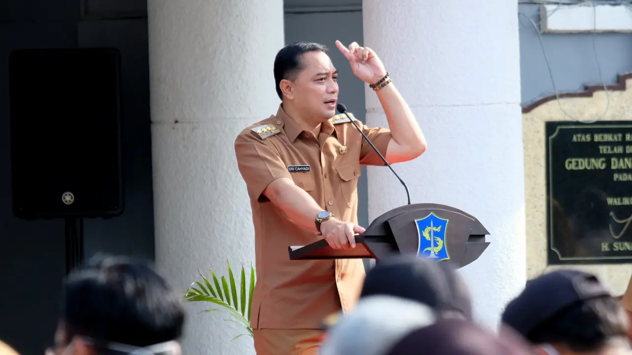 Wali Kota Surabaya Eri Cahyadi. (Dian Kurniawan/Liputan6.com)