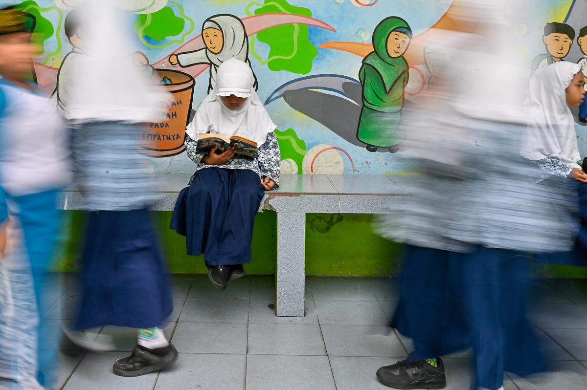 FOTO: Antusias Murid Madrasah Jalani Pemeriksaan Kesehatan Gratis