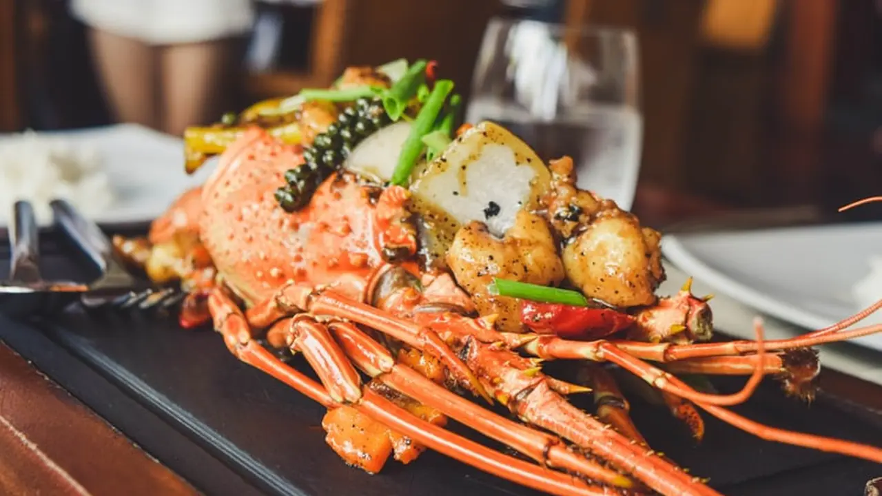 Ilustrasi masakan lobster