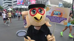 Kegiatan ini diinisiasi oleh Badan Pengawas Pemilihan Umum (Bawaslu) Republik Indonesia. (merdeka.com/Arie Basuki)