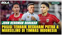 Terungkap! John Herdman Jelaskan Peran Ideal Beckham dan Marselino di Timnas Indonesia