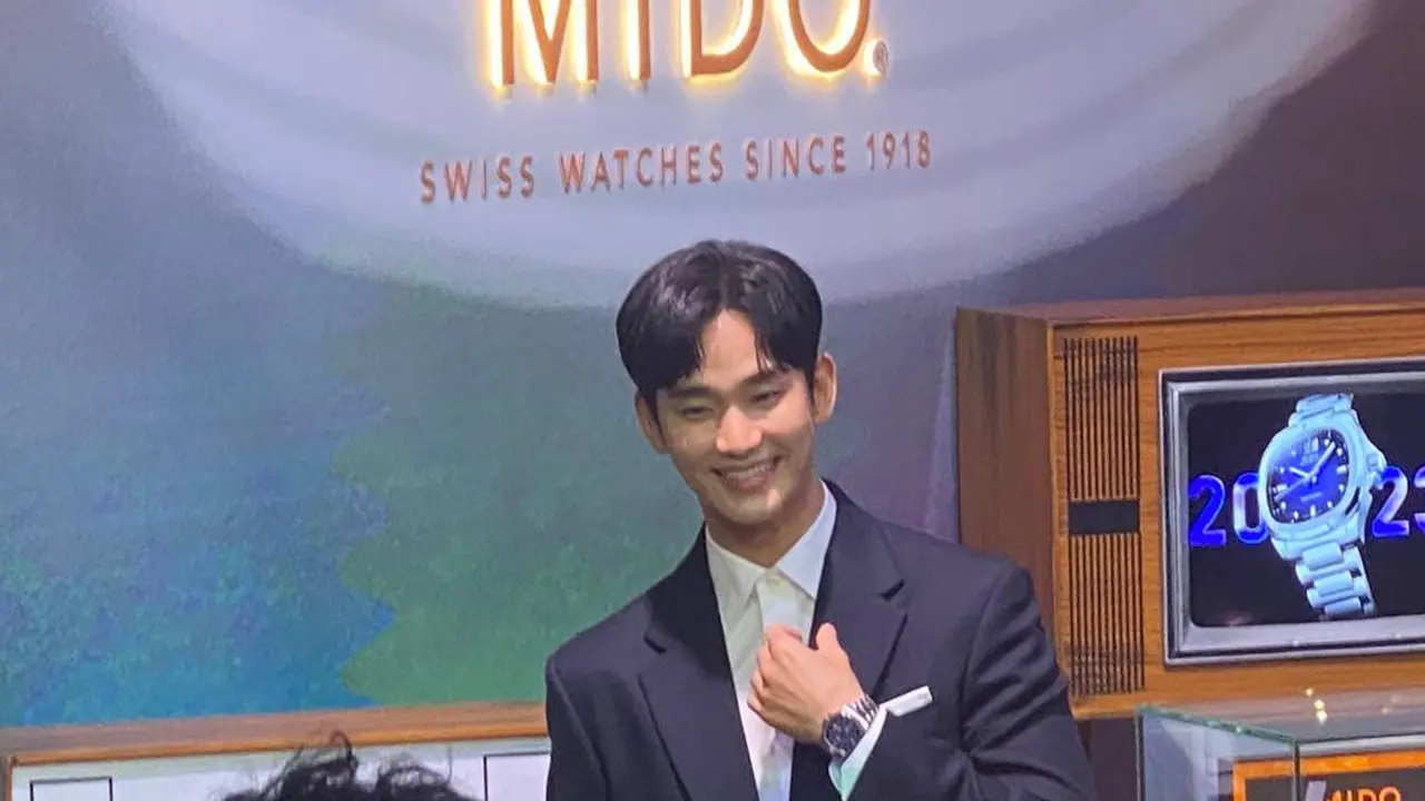 Kim Soo Hyun saat peluncuran Mido di Bangkok, Thailand (Istimewa)