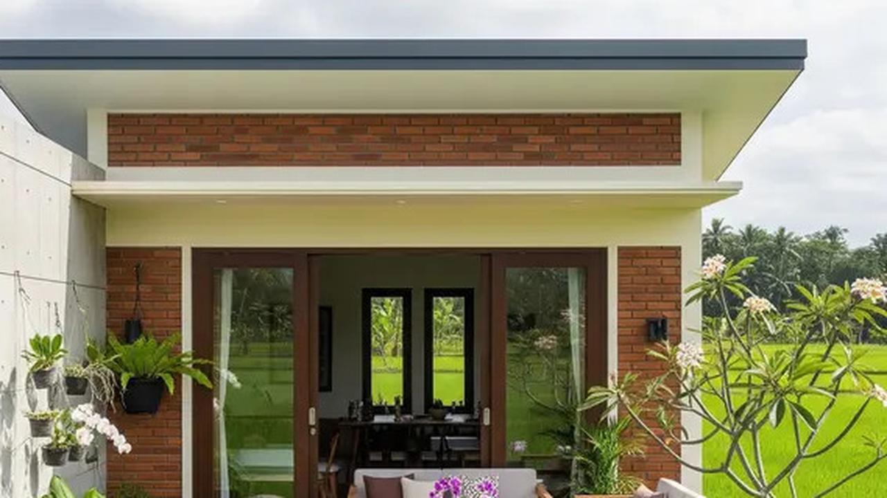Ada 7 Model Rumah Murah tapi Elegan dengan Atap Datar di Kampung, Hunian Idaman Budget Hemat 2025