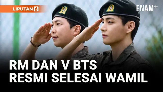 VIDEO: RM dan V BTS Resmi Selesai Wamil, Disambut Meriah oleh Ratusan Army dari Berbagai Negara