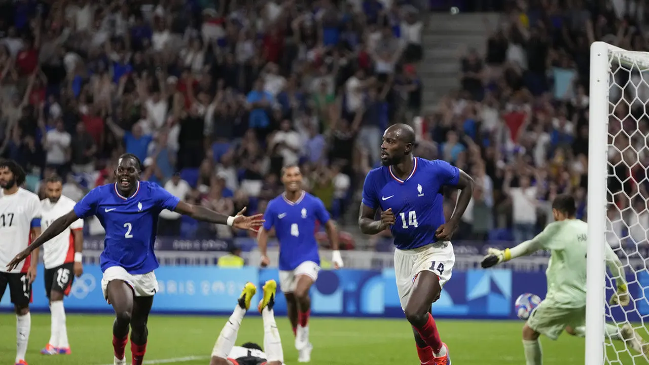 FOTO Prancis Vs Mesir di Olimpiade 2024