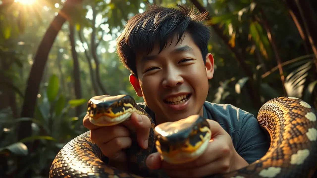 mimpi dililit ular tapi bisa lepas