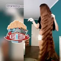 Rambut Gadis Ini Seperti Rapunzel