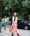 Gaya serba pink Tissa Biani yang menawan. [@tissabiani].
