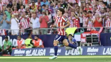 Penyerang asal Argentina milik Atletico Madrid bernomor punggung 19, Julian Alvarez, berlari memasuki lapangan dalam pertandingan Liga Spanyol antara Club Atletico de Madrid dan Real Madrid CF di Stadion Metropolitano, Madrid, pada 20 September 2026. (Thomas COEX/AFP)