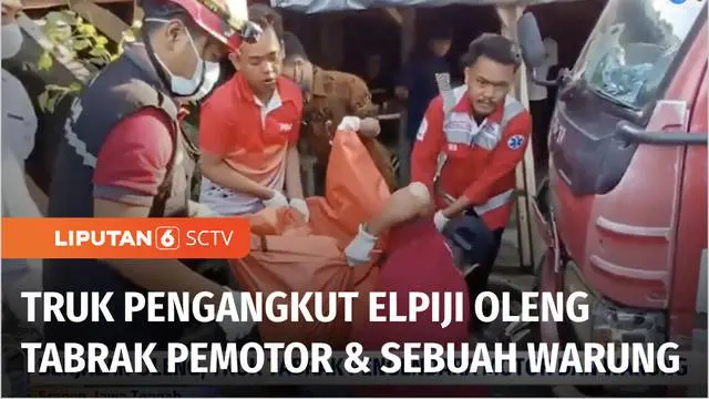 VIDEO: Nahas! Pemotor di Sragen Tewas Tertabrak Truk Pengangkut Elpiji