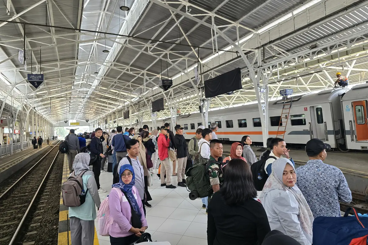 Stasiun Pasar Senen, Jakarta.
