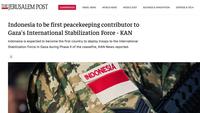 Media Israel Soroti Indonesia Jadi Kontributor Pertama Misi Penjaga Perdamaian di Gaza