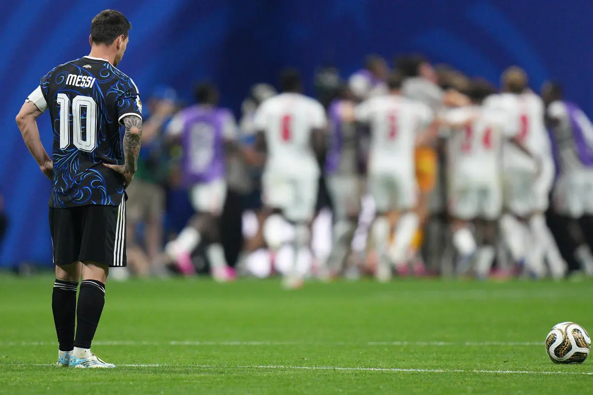 Pemain Argentina Lionel Messi