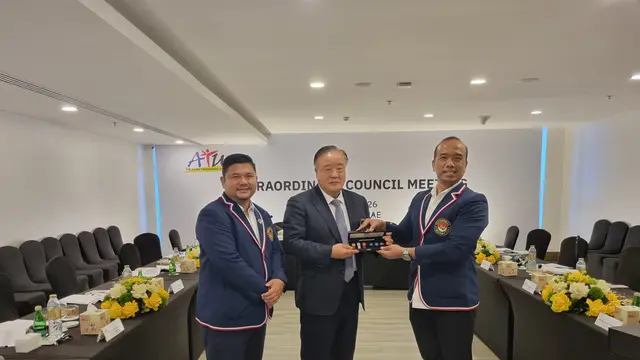 Suasana Asian Taekwondo Union (ATU) Extraordinary Council Meeting di Fujairah