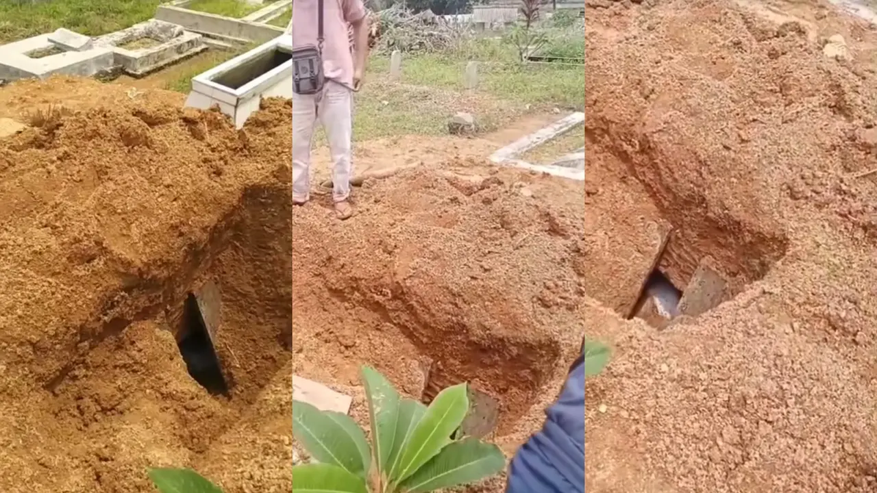 Makam Lansia di Lampung Dibongkar