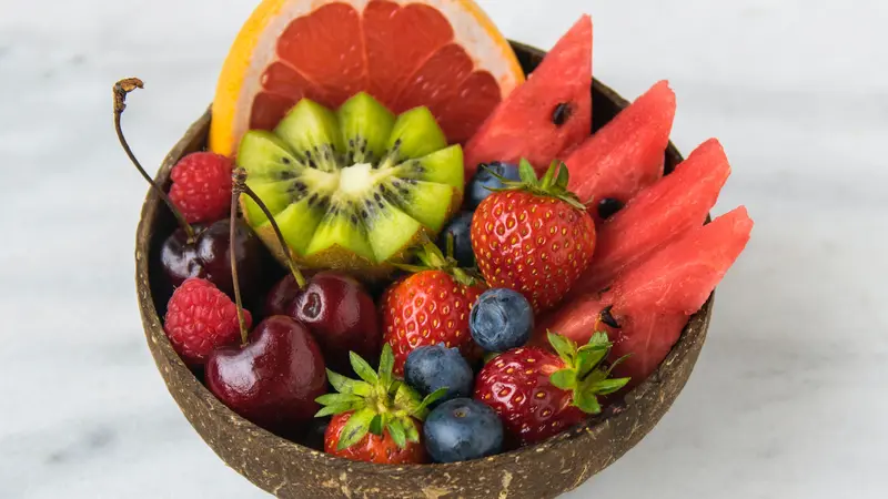 Contoh ilustrasi buah-buahan