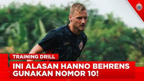 VIDEO: Alasan Gelandang Baru Persija, Hanno Behrens Memilih Nomor Punggung 10